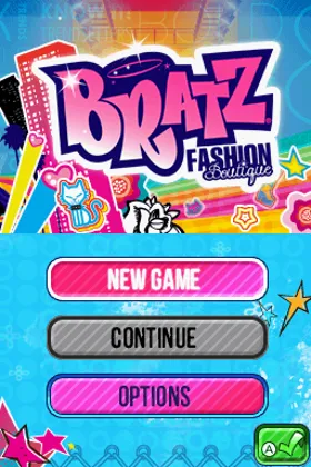 Bratz - Fashion Boutique (USA) (NDSi Enhanced) screen shot title